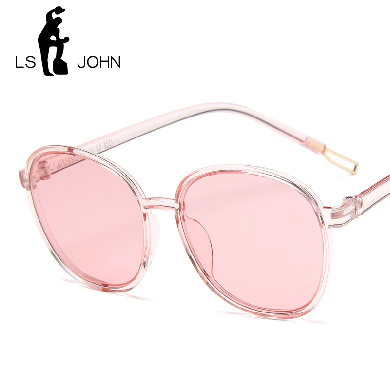 Солнечные очки LS JOHN зеркальные женские модные солнцезащитные аксессуары в