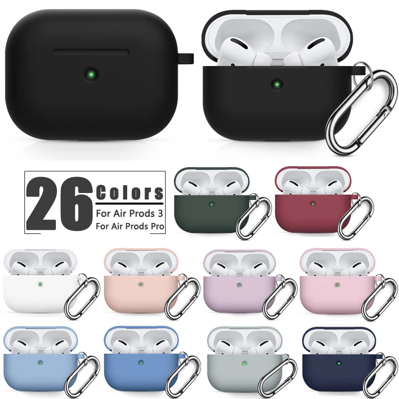 

Case For Apple Airpods Pro Case earphone accessories wireless Bluetooth headset silicone Apple Air Pods Pro cover airpods case