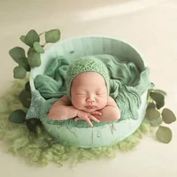 baby photography props wooden basin newborn pose auxiliary tub pot infants photo shooting accessory