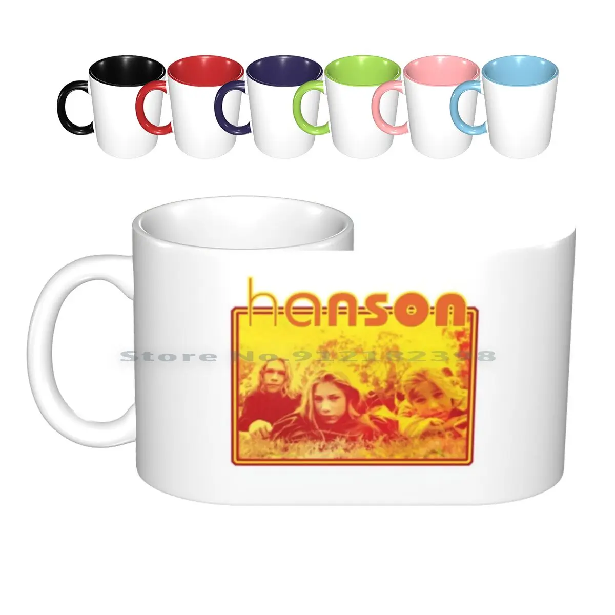 

Mmmbop Ceramic Mugs Coffee Cups Milk Tea Mug Hanson 90s Classic Pop Retro Creative Trending Vintage Gift Bottle Cup