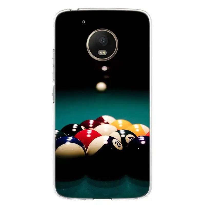 Чехол для телефона с изображением бильярда Motorola Moto G9 G8 G7 G6 G5S E6 E5 Power Plus Play One Action Macro