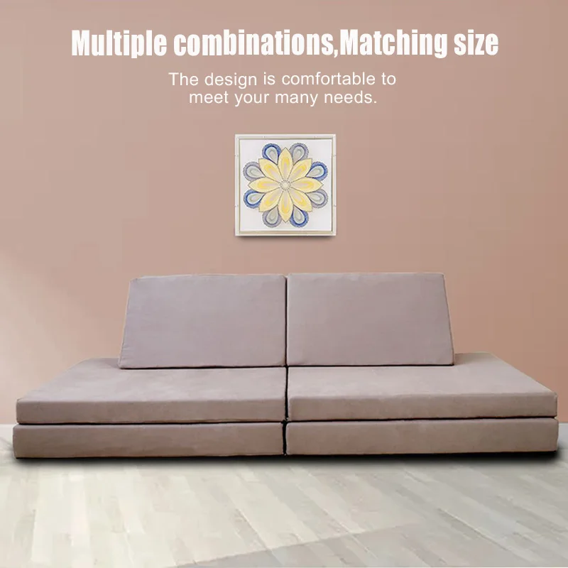 Напольный диван кровать многофункциональный простой тканевый стул наклонная