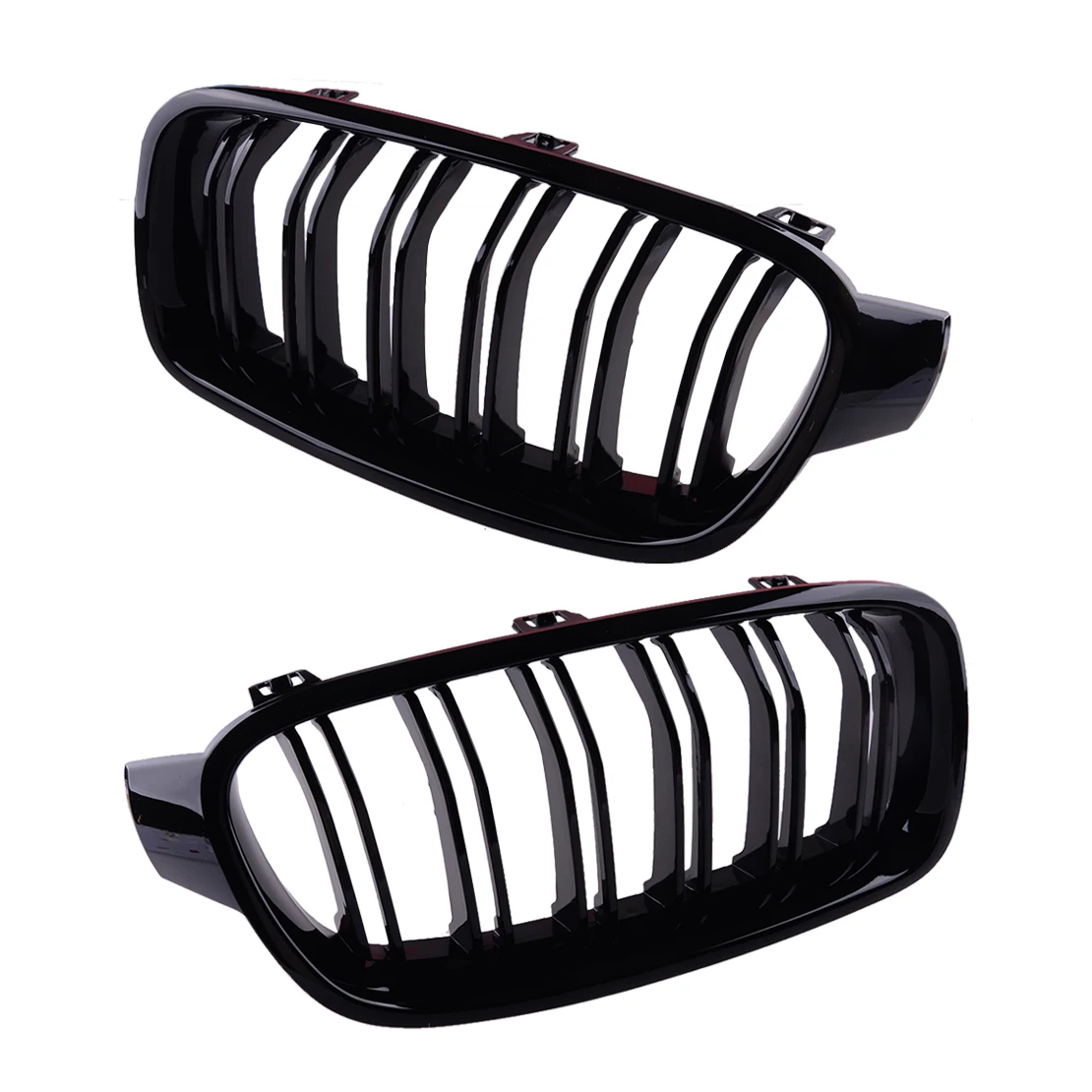 

Автомобильная радиаторная решетка с двойной линией, глянцевая, черная, подходит для BMW 3-Series F30 F31 2012 2013 2014 2015 2016 2017 51137263480 51137263479