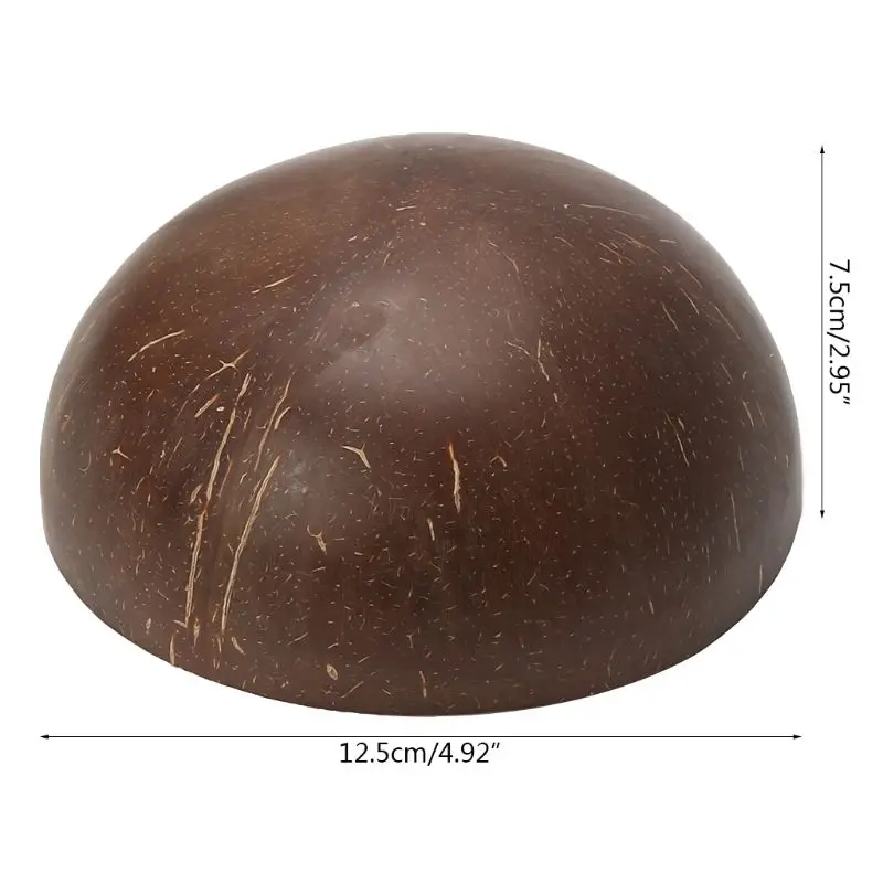 Натуральный кокосовый корпус для домашнего украшения контейнер еды миска