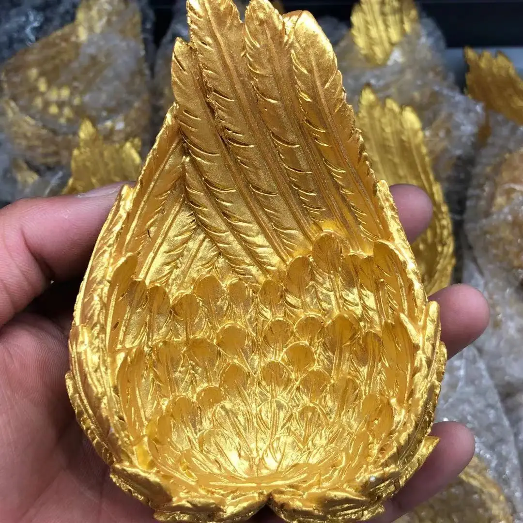 

Feather, ball, golden base, perfect shape, very large