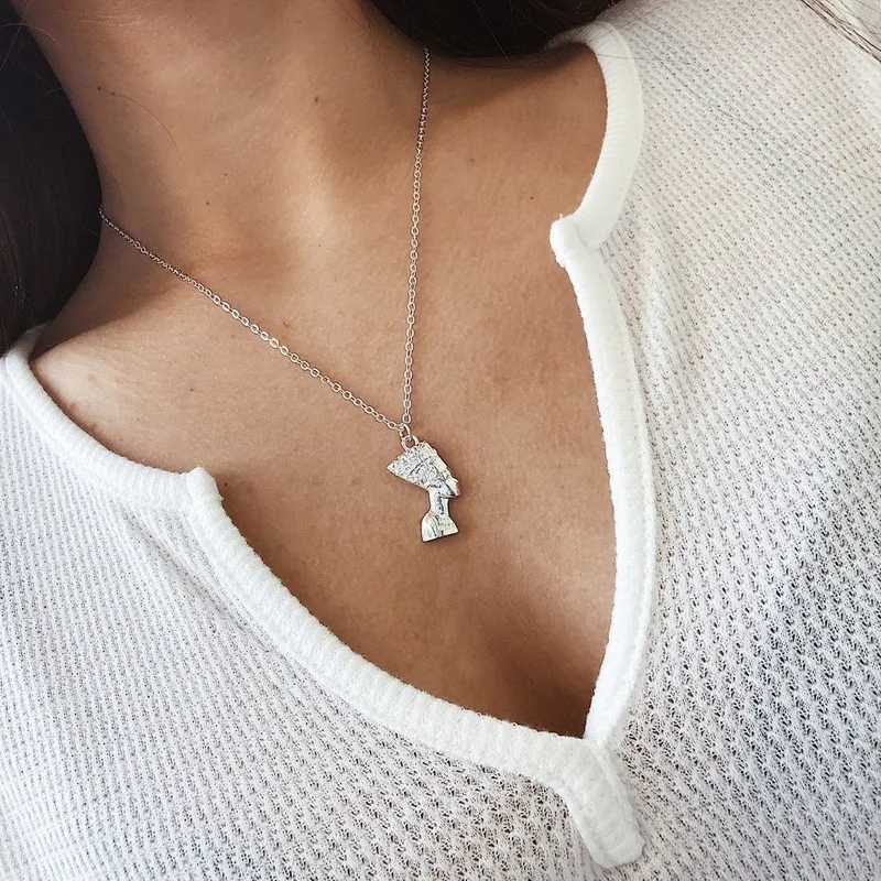 HebeDeer длинное ожерелье женские ожерелья с цепочками египетский фараон ювелирные