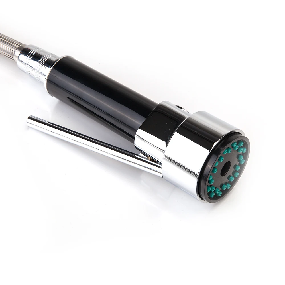 Весна кухня все медь двойной выход кран поворотный носик Pull вниз опрыскиватель