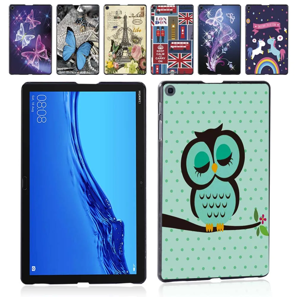 

Tablet Case for Huawei MediaPad M5 Lite 10.1"/MediaPad M5 10.8" Hot Sale Pattern Ultra-thin Plastic Hard Back Shell+pen