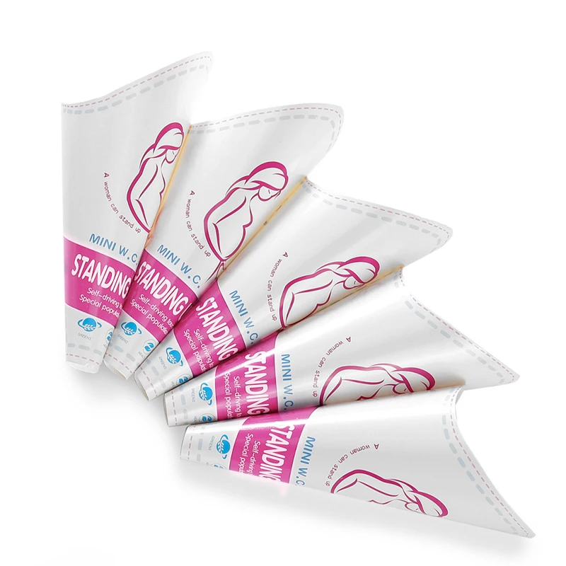 20 шт одноразовая Женская Воронка для мочи устройство мочеиспускания бумажный