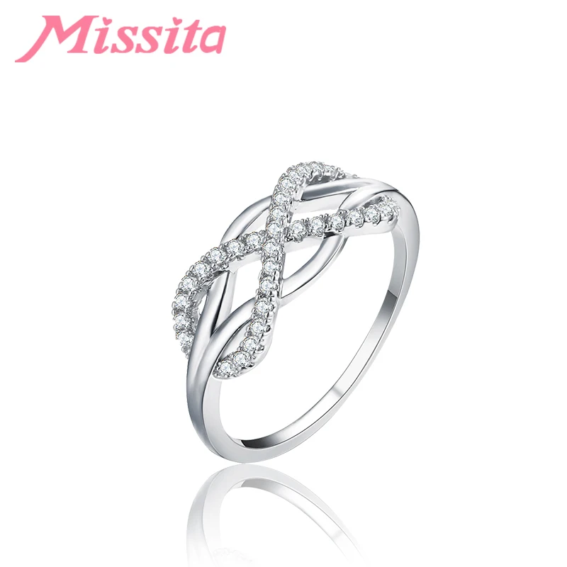 Женские Классические кольца MISSITA свадебные брендовые ювелирные изделия Подарок