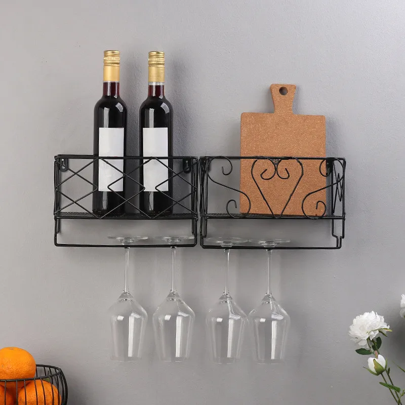 Полка для Винных Бокалов настенная подвесная полка хранения вещей подставка