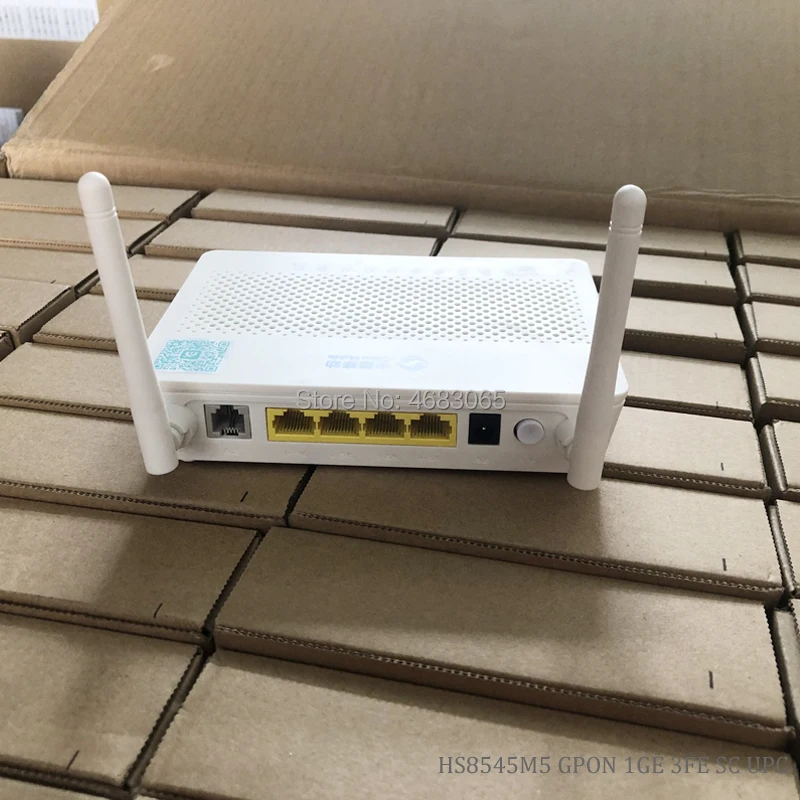 Оригинальный Новый Hua wei HS8545M5 wifi gpon onu ONT 1GE + 3FE VOICE WIFI USB Английский firmwarem модем FTTH