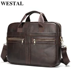 Сумка-кросс-боди WESTAL Мужская, для ноутбука, из натуральной кожи