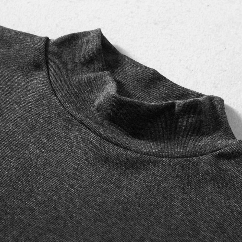 Водолазка хлопковая для мужчин и женщин полутоп со съемным накладным воротником