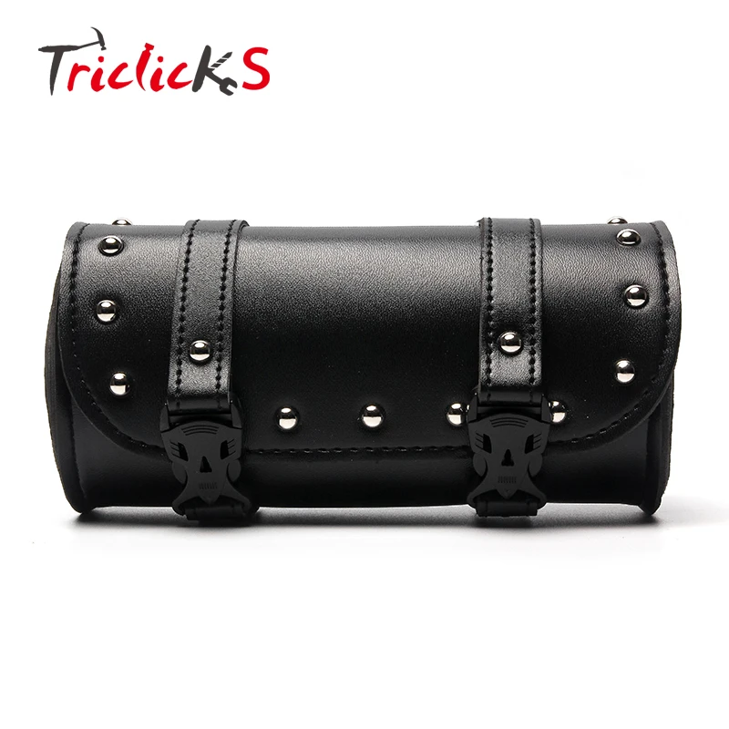 Triclicks черные мотоциклетные сумки боковой инструмент Хвостовая сумка багаж