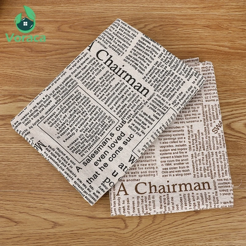 

English Newspaper Style Placemat Tablecloth Napkin Retro Photography Background Props Photo Backdrops Cloth Tea Towel Mats Pads