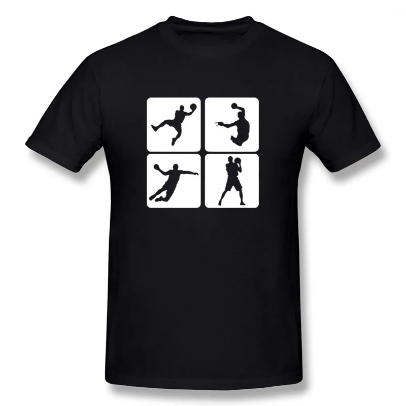 

Men Printed T Shirts Tee Fashion Style Handball T Shirt Men Tops Short Sleeve Four Seasons Tops Tees
