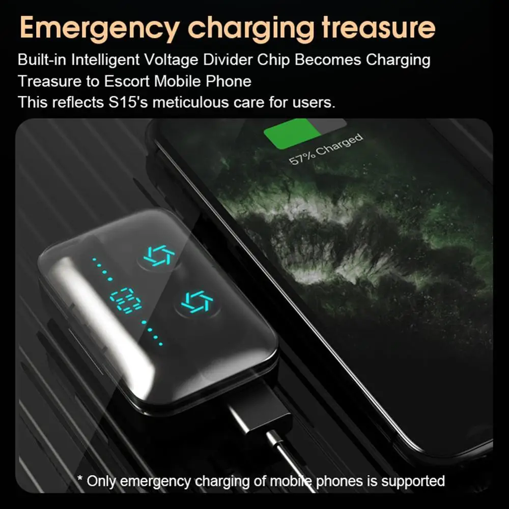 TWS-наушники с шумоподавлением Hi-Fi-стереозвук 9D Bluetooth 5 0 | Электроника