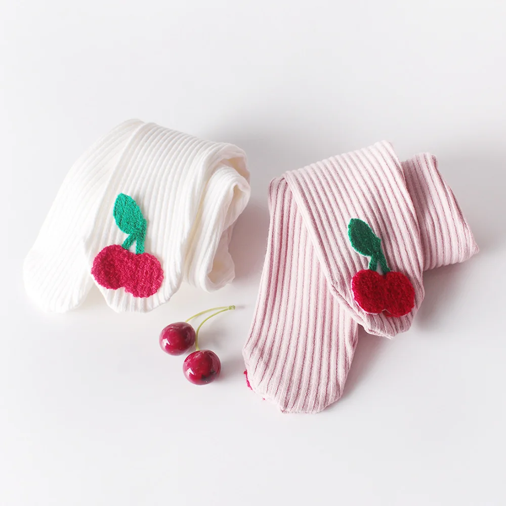 

Koodykids 2021 Spring Baby Girl Clothes Set Toddler Girl Knitted Coat Cute Cherry Rompers Knitting Bodysuits Cherry Pants Autumn