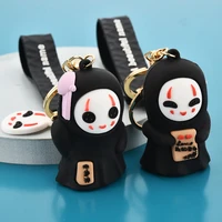 2021 new cartoon silicone keychain pendant male and female couples bag women pendant spot gift