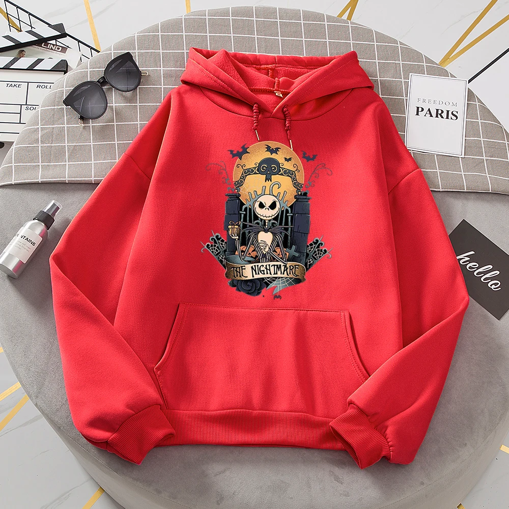 

Nightmare Before Christmas Druck Frau Hoody