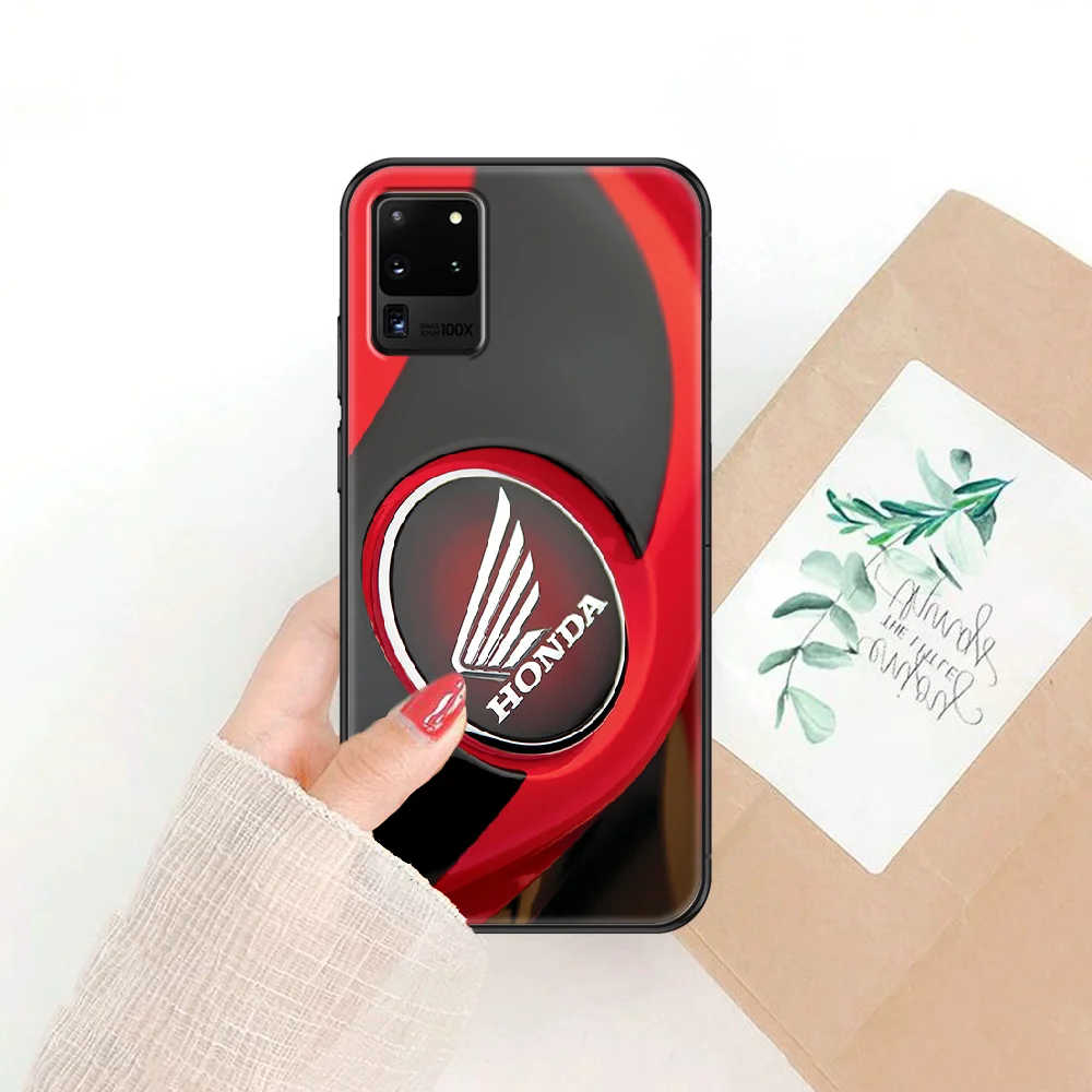 

Hondas Moto car Phone case For Samsung Galaxy Note 4 8 9 10 20 S8 S9 S10 S10E S20 Plus UITRA Ultra black silicone prime trend