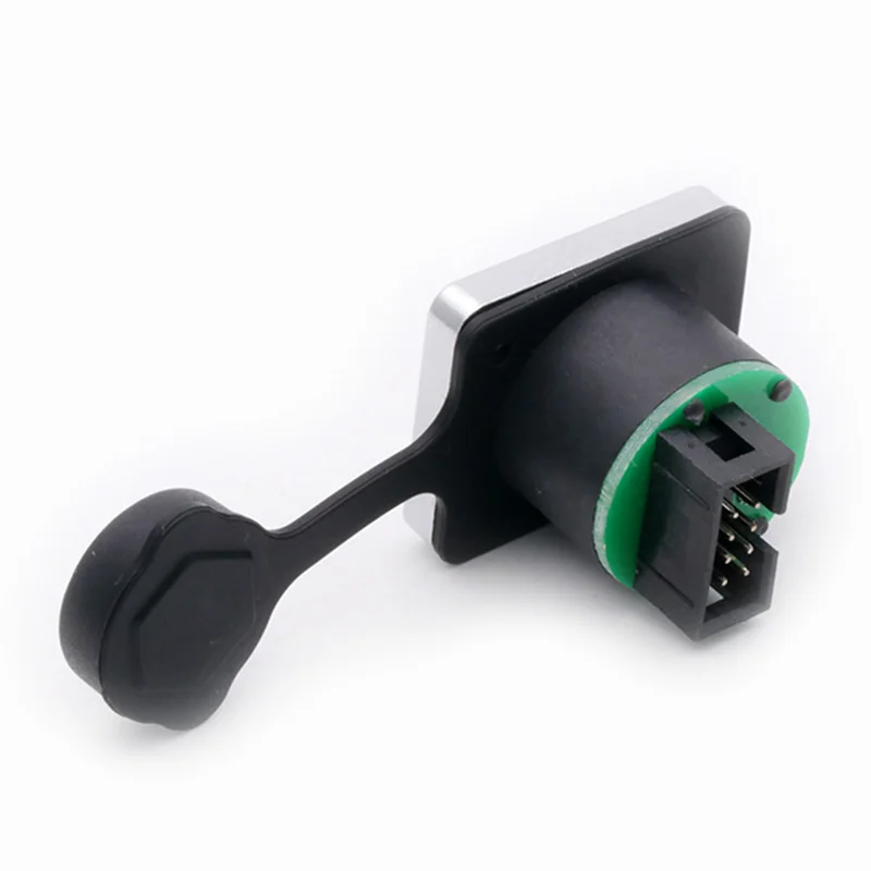 1 шт. прямой модуль RJ45 штепсельная розетка винтового типа водонепроницаемый