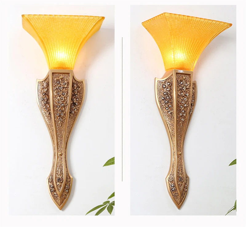 

Nordic Creative Roman Wall Light E27 Lion Swan Animal Gold Resin Wall Lamp Hotel Bedside KTV Aisle Retro Decorative Lighting