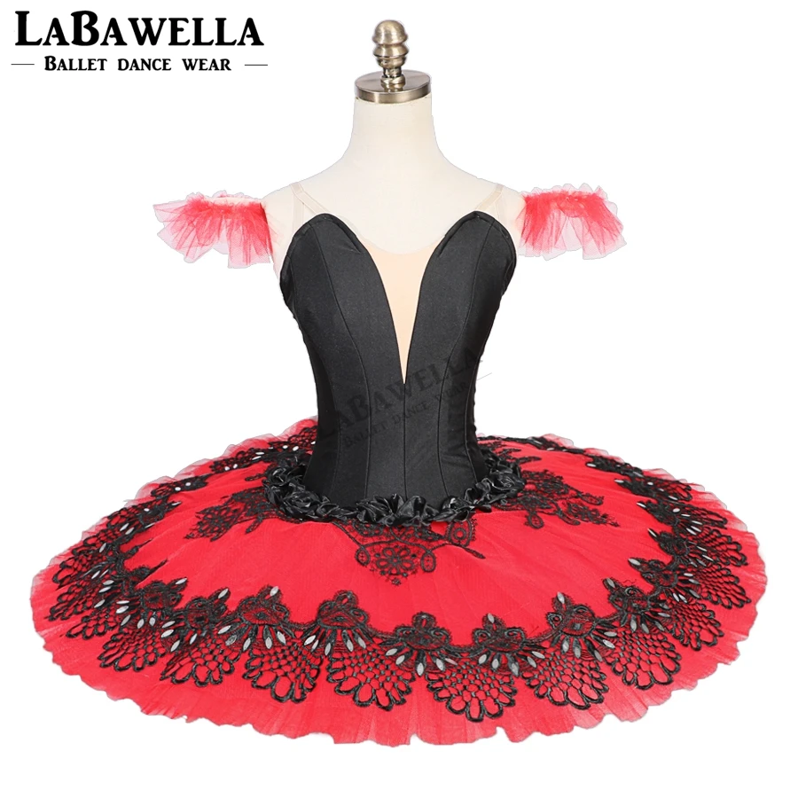 Женский костюм-пачка для взрослых черная красная пачка Эсмеральда девочек и