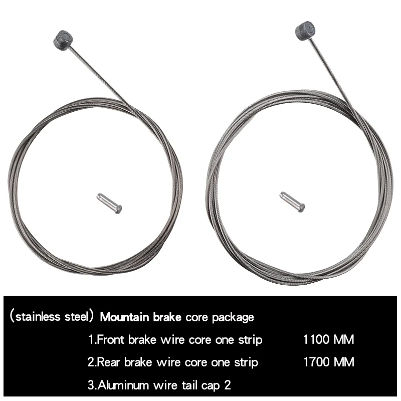 Stainless steel sds FMFXTR дорожный велосипед MTB велосипед с фиксированной передачей велосипедный тормоз линия переключения передач набор тормозных тросов сердцевина, Внутренний провод стальная скоростная линия - Цвет: Stainless steel sds