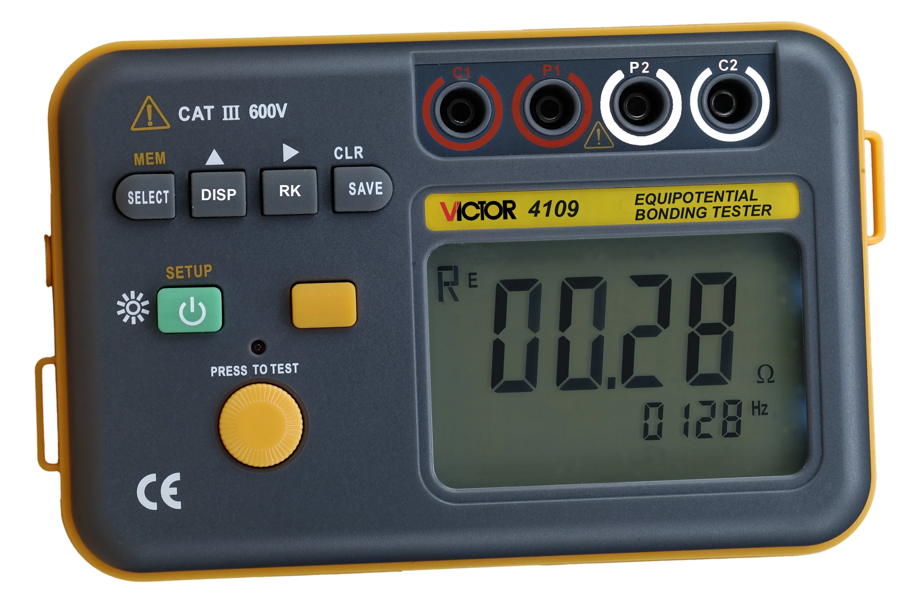 

Potential connection tester VC4109 ground network connection lightning protection DC low resistance meter micro-ohmmeter