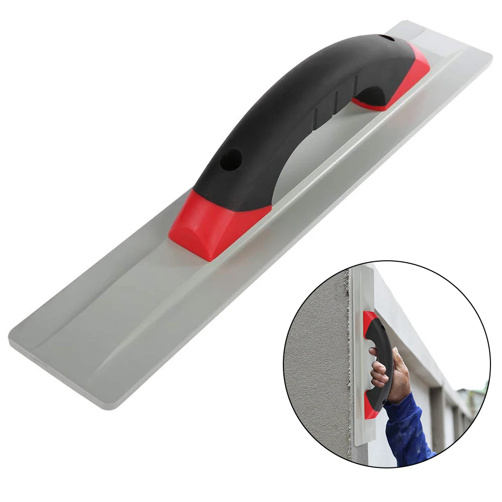 

Trowel Concrete Finishing Smooth Plastering Trowel With Grip Handle Mason Tool For Cement Mortar Drywall Construction Tool