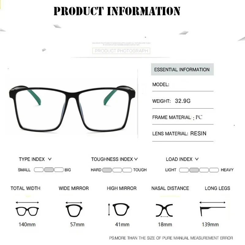 Модные Дизайнерские мужские очки оптические оправы Женские квадратные оправа