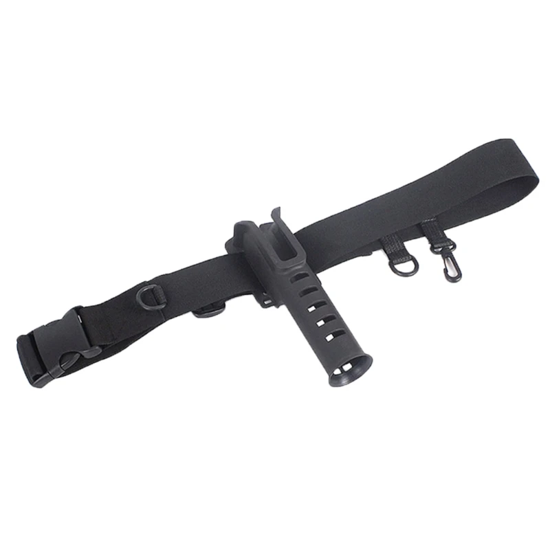 

Q1FF Portable Belt Rod Holder Reusable Fishing Rod Inserter Multi-function Rods Rack