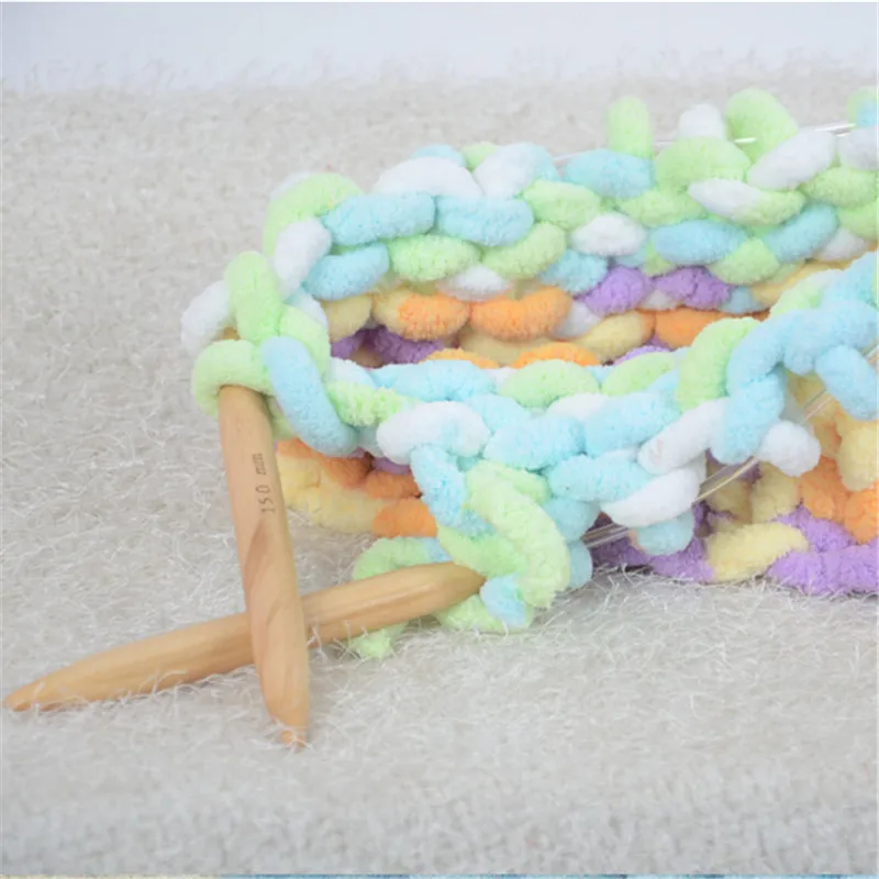 Деревянные круглые спицы 15 мм крючком Вязаные иглы Ремесло круглое кольцо