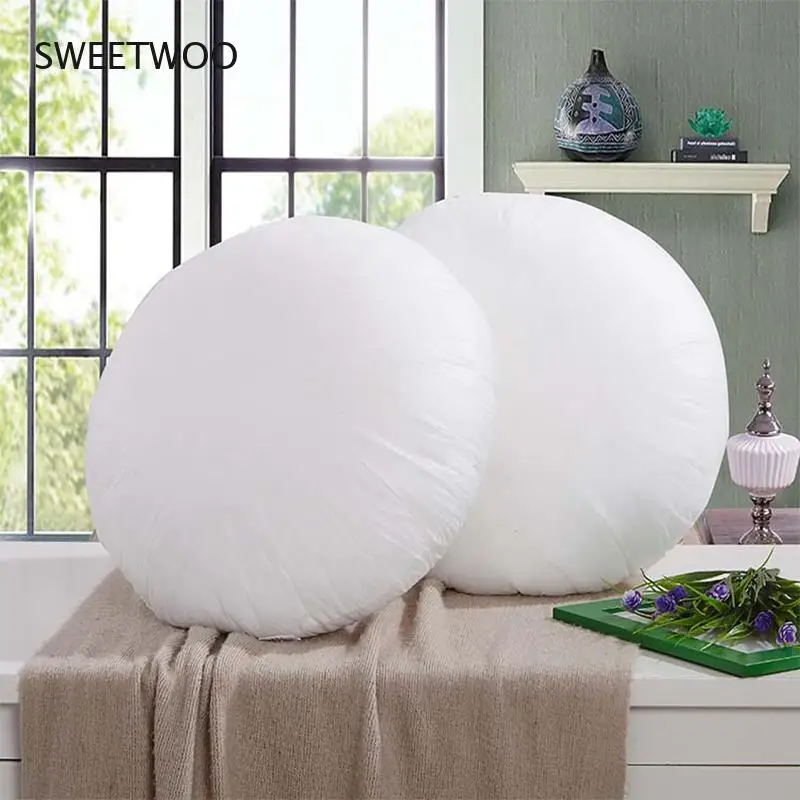 

Non Woven Fabrics Throw Pillow Inner Round for Cushion Insert Filling Pillow Filler Sofa Decorative Decor Home Soft 3 Sizes 2022