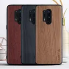 Чехол для Oneplus 8 pro, из мягкого ТПУ, силикона и дерева, искусственная кожа