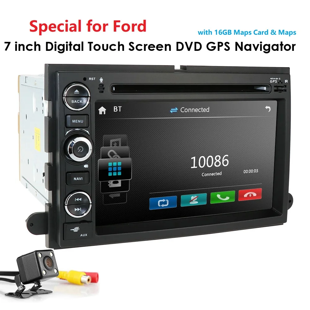 Hizpo Автомагнитола аудио DVD плеер 2Din gps для Ford Fusion Фристайл Телец/тарус х ртутный