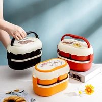 1600ml lunch box with compartments food thermos luncheaze lunchbox thermo container bento heating kids tableware kitchen dining