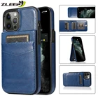 Роскошный кожаный чехол-кошелек для iPhone 13 12 Mini 11 Pro XR XS Max 8 7 6 6s Plus SE 2020, держатель для карт, подставка, сумки для телефона, чехол Etui