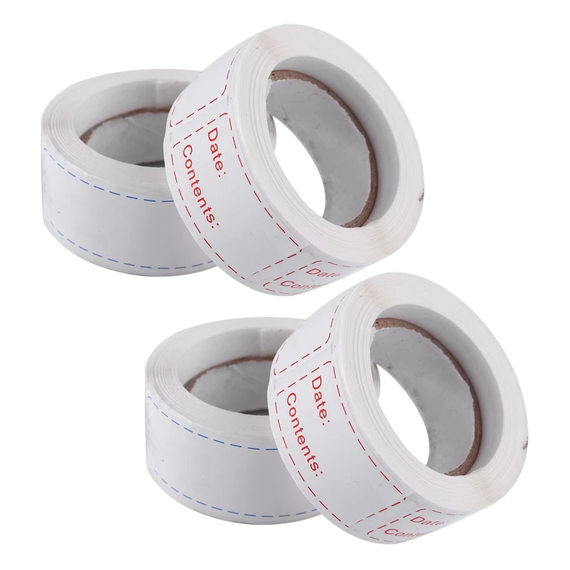 

600Pcs Removable Freezer Labels 1 X 3 Inch Food Storage Stickers, Refrigerator Freezer Paper Label Easy Clean