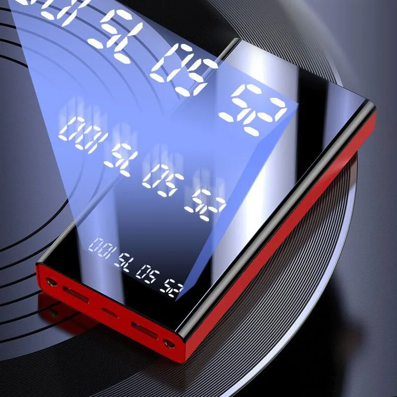 45000 мАч Power Bank с высокой пропускной способностью Портативный USB портативное