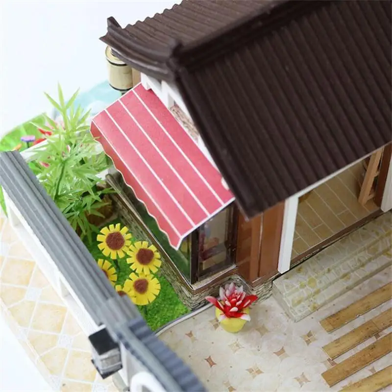 Деревянный 3D-пазл ручной работы миниатюрная кукольная мебель сделай сам набор