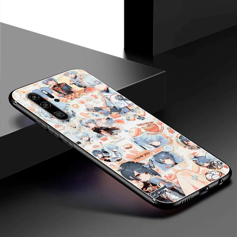 

Phone Case For Huawei P40 Pro Plus Lite P30 Pro Lite Funda Coque Carcasa Genshin Game Characters For Huawei P40 Pro Plus Lite