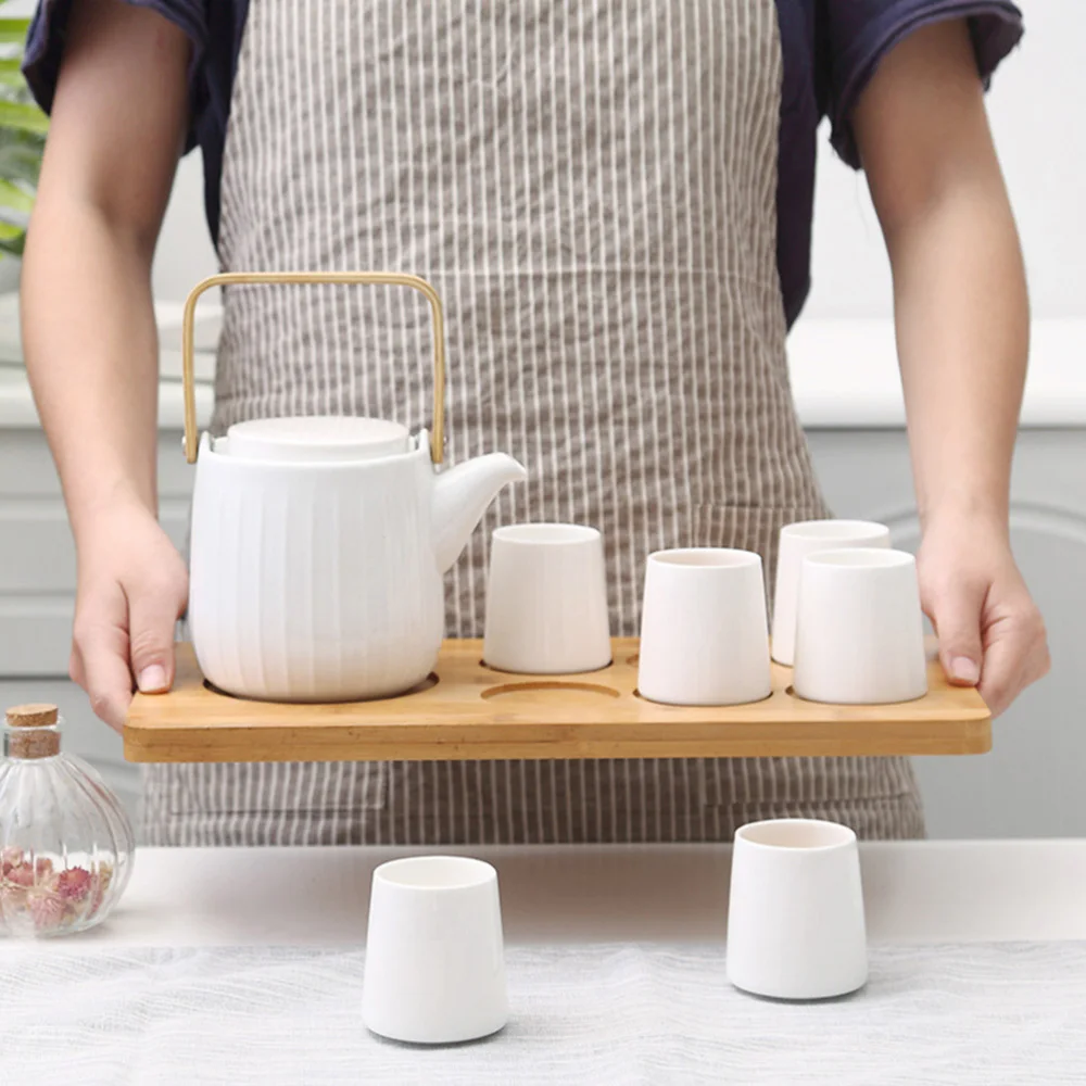 

1 Set Ceramic Teaware Set Practical Teaware Set Smooth Surface Teaware Set