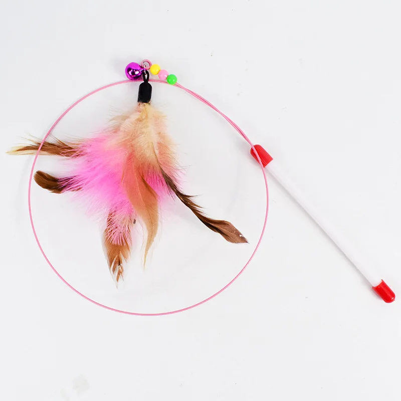 Игрушки для домашних животных кошки палочки кошек с колокольчиками