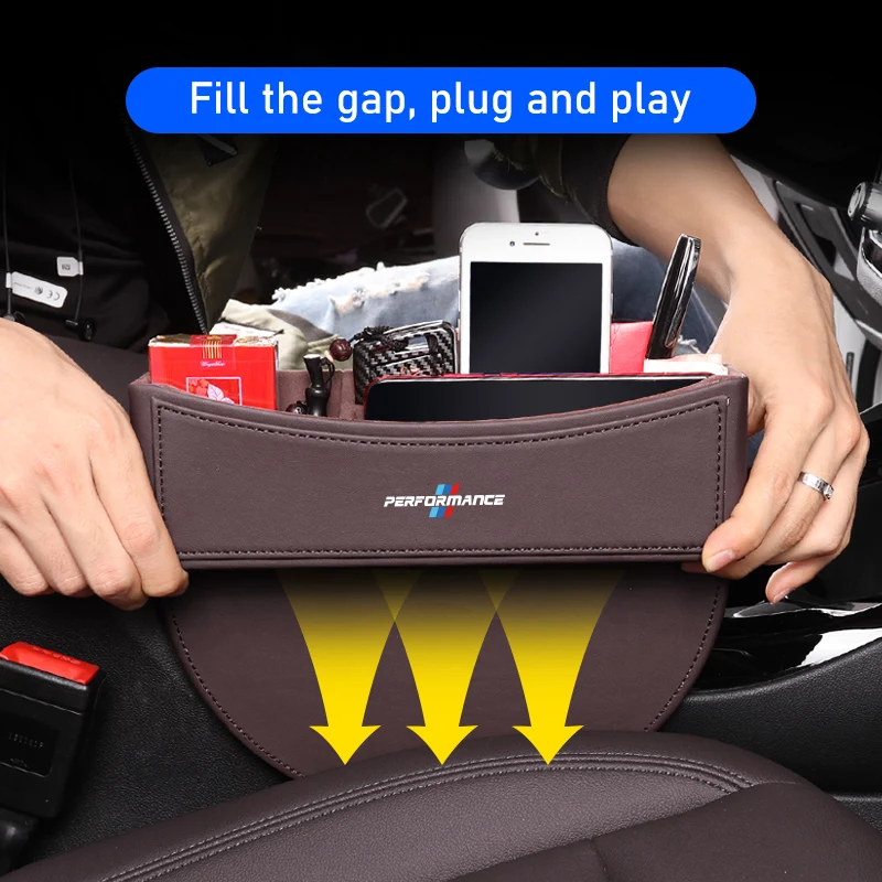 car seat gap storage box car organizer gap slit filler holder for wallet phone auto car interior accessories free global shipping