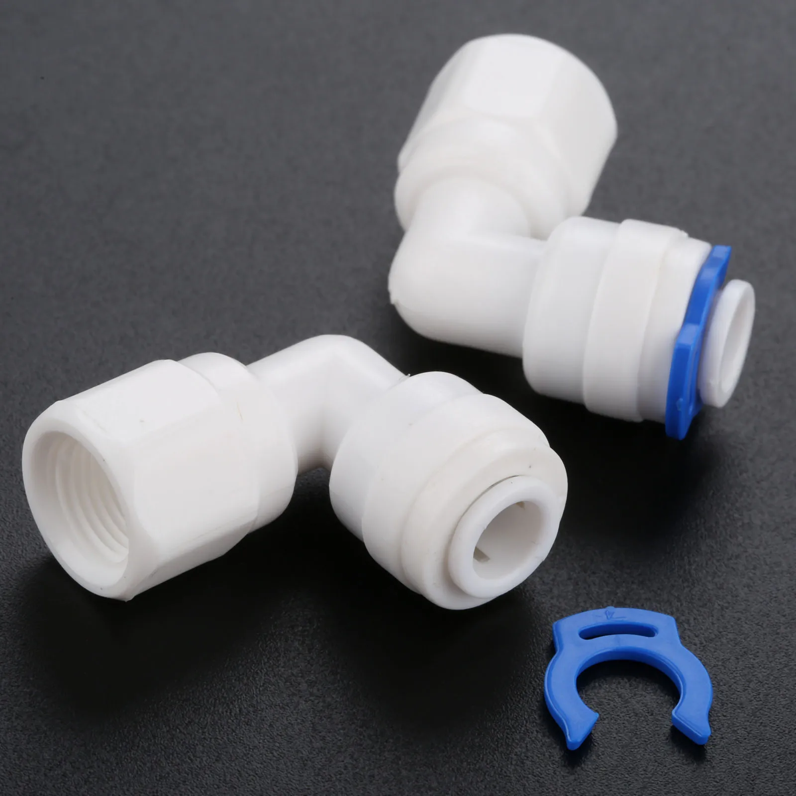 5 шт. RO водный фитинг локоть 1/4 &quot64 мм OD шланг 1/4&quot 1/2 &quot1/8&quot BSP Женская Резьбовая