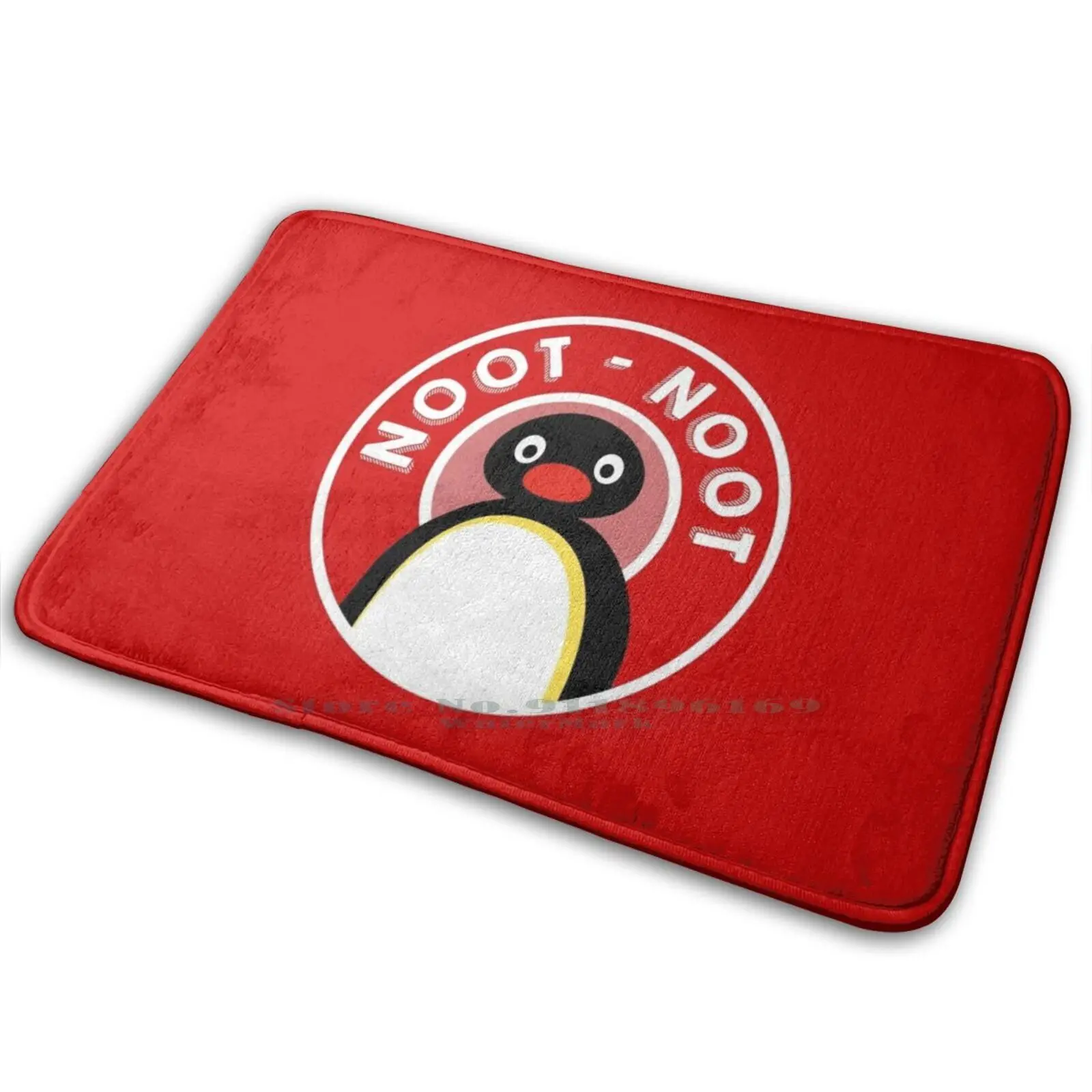 Коврик Pingu / Noot Logo ( The Pengouin) Противоскользящий коврик для входной двери в спальню