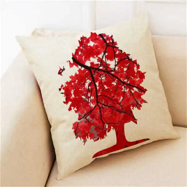 Коврики на подушки с изображением листьев и желтого клена | Дом сад